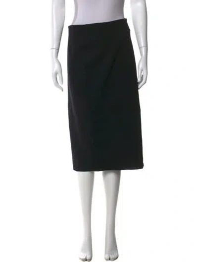 Pre-owned The Row Midi Length Skirt In Black