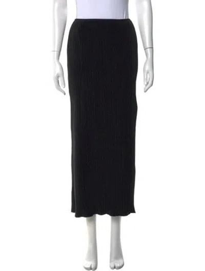 Pre-owned The Row Midi Length Skirt In Black