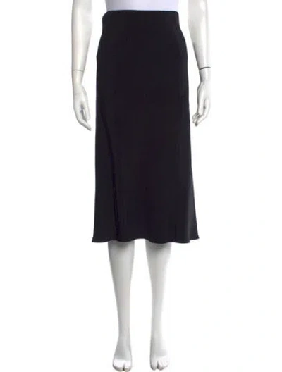 Pre-owned The Row Midi Length Skirt In Black