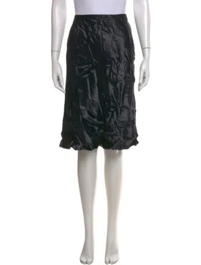 Pre-owned The Row Midi Length Skirt In Blue