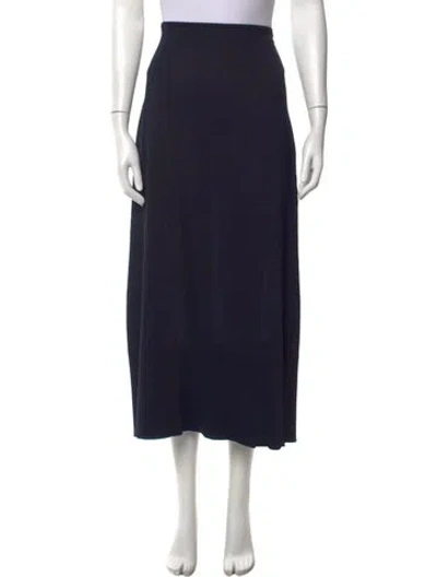 Pre-owned The Row Midi Length Skirt In Blue