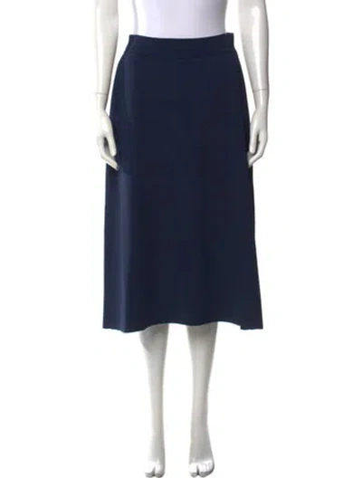 Pre-owned The Row Midi Length Skirt In Blue