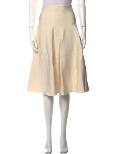 Pre-owned The Row Midi Length Skirt In Neutrals