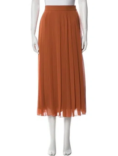 Pre-owned The Row Midi Length Skirt In Orange