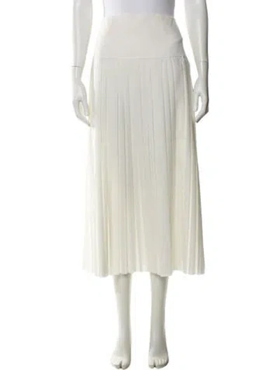 Pre-owned The Row Midi Length Skirt W/ Tags In Neutral