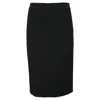 The Row Midi Pencil Skirt In Black Wool In Black