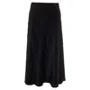 The Row Ivaanka Cashmere & Silk Midi Skirt In Black