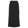 The Row Midi Skirt In Black Viscose In Black