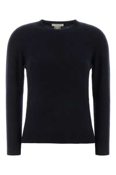 The Row Midnight Blue Cashmere Noler Sweater