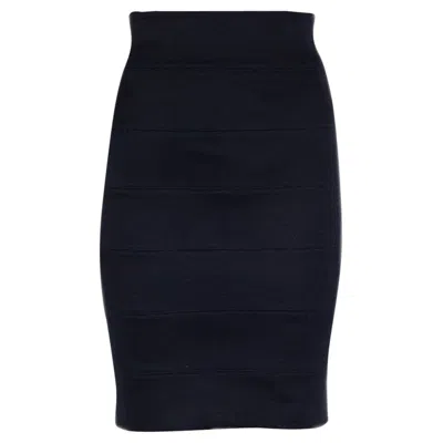 Pre-owned The Row Midnight Blue Stretch Blue Mini Skirt 2 S
