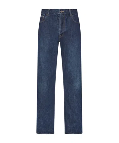 The Row Mid-rise Jeans In Cotton Denim In Blue