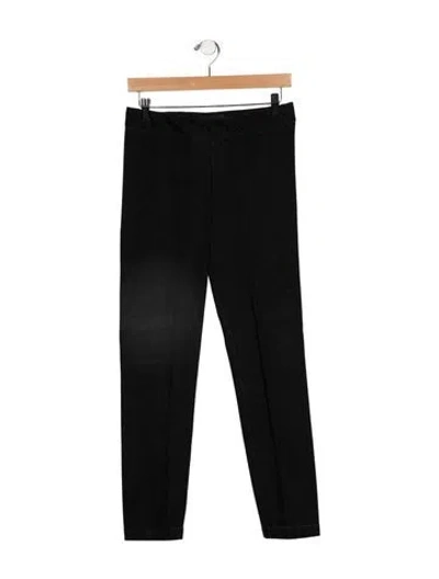 Pre-owned The Row Mid-rise Skinny Leg Jeans In Black