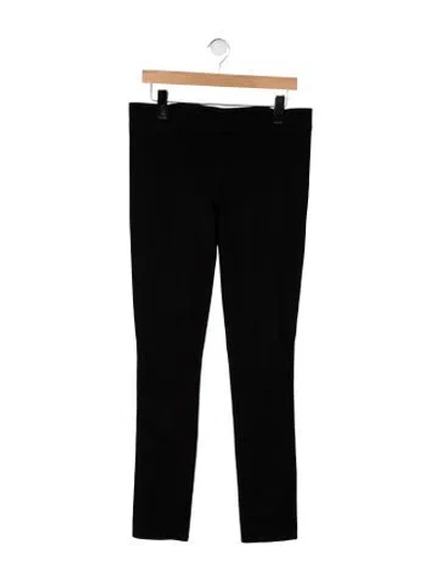 Pre-owned The Row Mid-rise Skinny Leg Jeans In Black