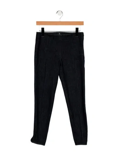 Pre-owned The Row Mid-rise Skinny Leg Jeans In Blue