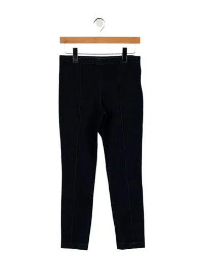 Pre-owned The Row Mid-rise Skinny Leg Jeans In Blue