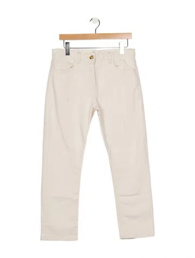 Pre-owned The Row Mid-rise Skinny Leg Jeans In Neutrals