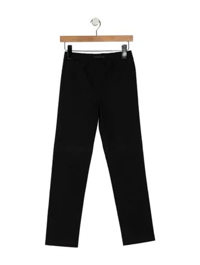 Pre-owned The Row Mid-rise Straight Leg Jeans In Black