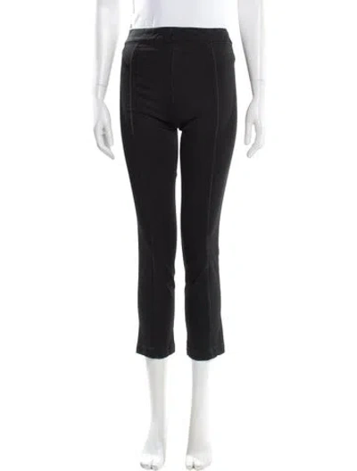 Pre-owned The Row Mid-rise Straight Leg Jeans In Black