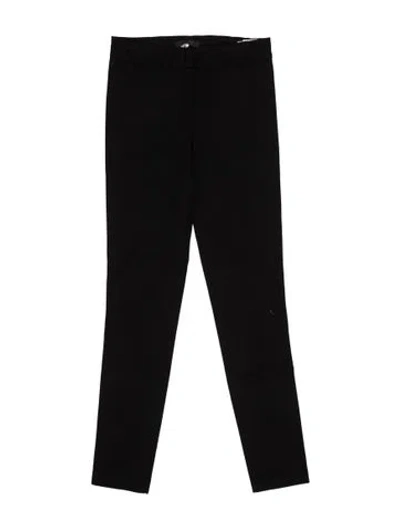 Pre-owned The Row Mid-rise Straight Leg Jeans In Black