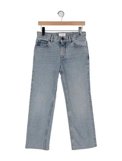 Pre-owned The Row Mid-rise Straight Leg Jeans In Blue