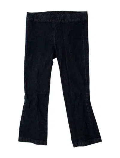 Pre-owned The Row Mid-rise Straight Leg Jeans In Blue