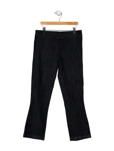 Pre-owned The Row Mid-rise Straight Leg Jeans In Blue
