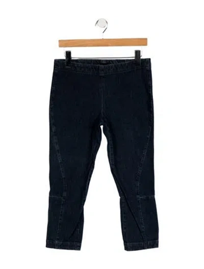Pre-owned The Row Mid-rise Straight Leg Jeans In Blue
