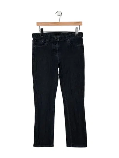 Pre-owned The Row Mid-rise Straight Leg Jeans In Blue