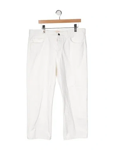 Pre-owned The Row Mid-rise Straight Leg Jeans In Multi