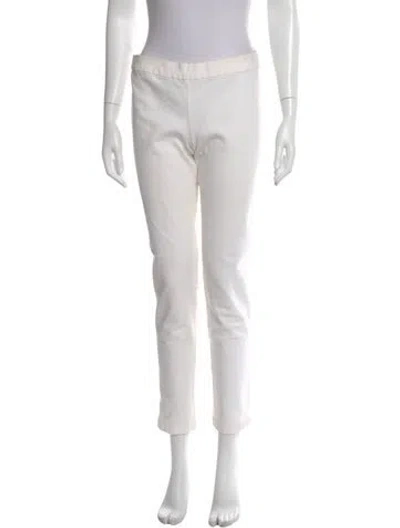 Pre-owned The Row Mid-rise Straight Leg Jeans In Neutral