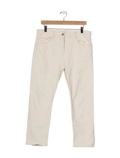 Pre-owned The Row Mid-rise Straight Leg Jeans In Neutrals
