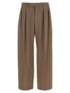 The Row Trousers Front Pleated Belt Loops