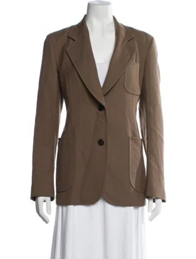 Pre-owned The Row Milto Virgin Wool Blazer In Neutrals