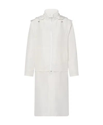 The Row Milvran Hooded Windbreaker In White
