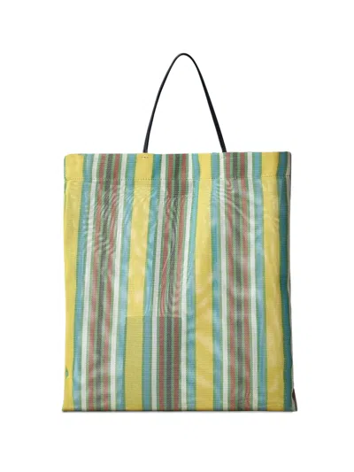 The Row Mini Barn Tote Bag In Green