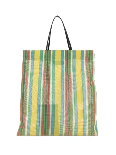 The Row Mini Barn Tote Bag In Yellow