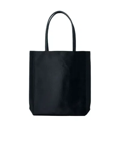 The Row Mini Cecily Tote Bag In Black