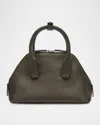The Row Womens Koala Grey Pld Devon Mini Leather Bag In Koala Grey