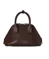 The Row Womens Dark Brown Pld Devon Mini Leather Bag In Black