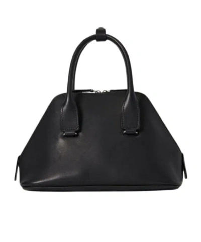 The Row Mini Devon Zipper Shoulder Bag In Black