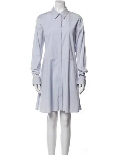 Pre-owned The Row Mini Dress In Blue