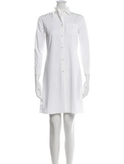 Pre-owned The Row Mini Dress In White