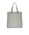 The Row Imogen Mini Tote Bag In Steel Mesh In Silver