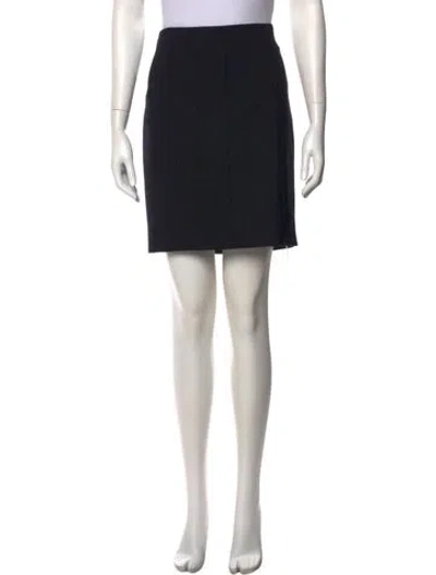Pre-owned The Row Mini Skirt In Black