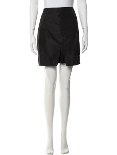 Pre-owned The Row Mini Skirt In Black