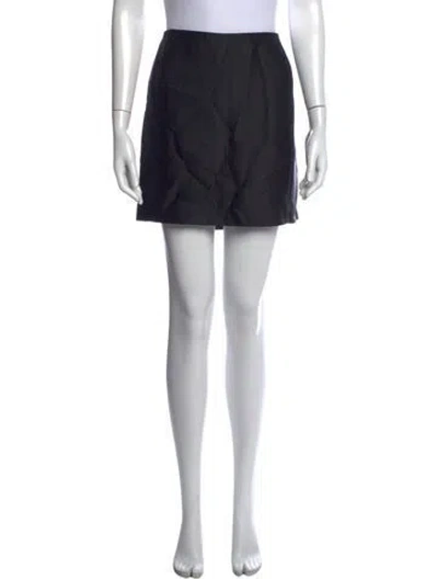 Pre-owned The Row Mini Skirt In Black