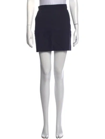 Pre-owned The Row Mini Skirt In Blue