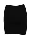 The Row Mini Skirt In Black Polyester In Black