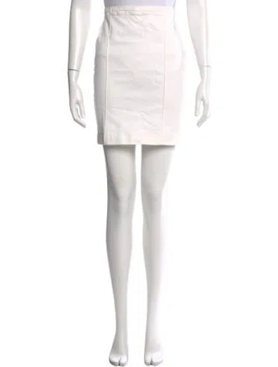 Pre-owned The Row Mini Skirt In Neutral