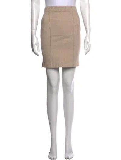 Pre-owned The Row Mini Skirt In Neutral